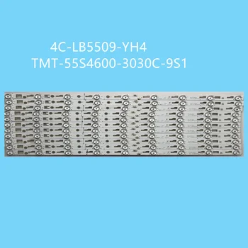 Led подсветката 4C-LB5509-YH4 ТМТ-55S4600-3030C-9S1 за TCL L55F1600E D55E161 екран LLF550ND2L 9 led 11 бр.